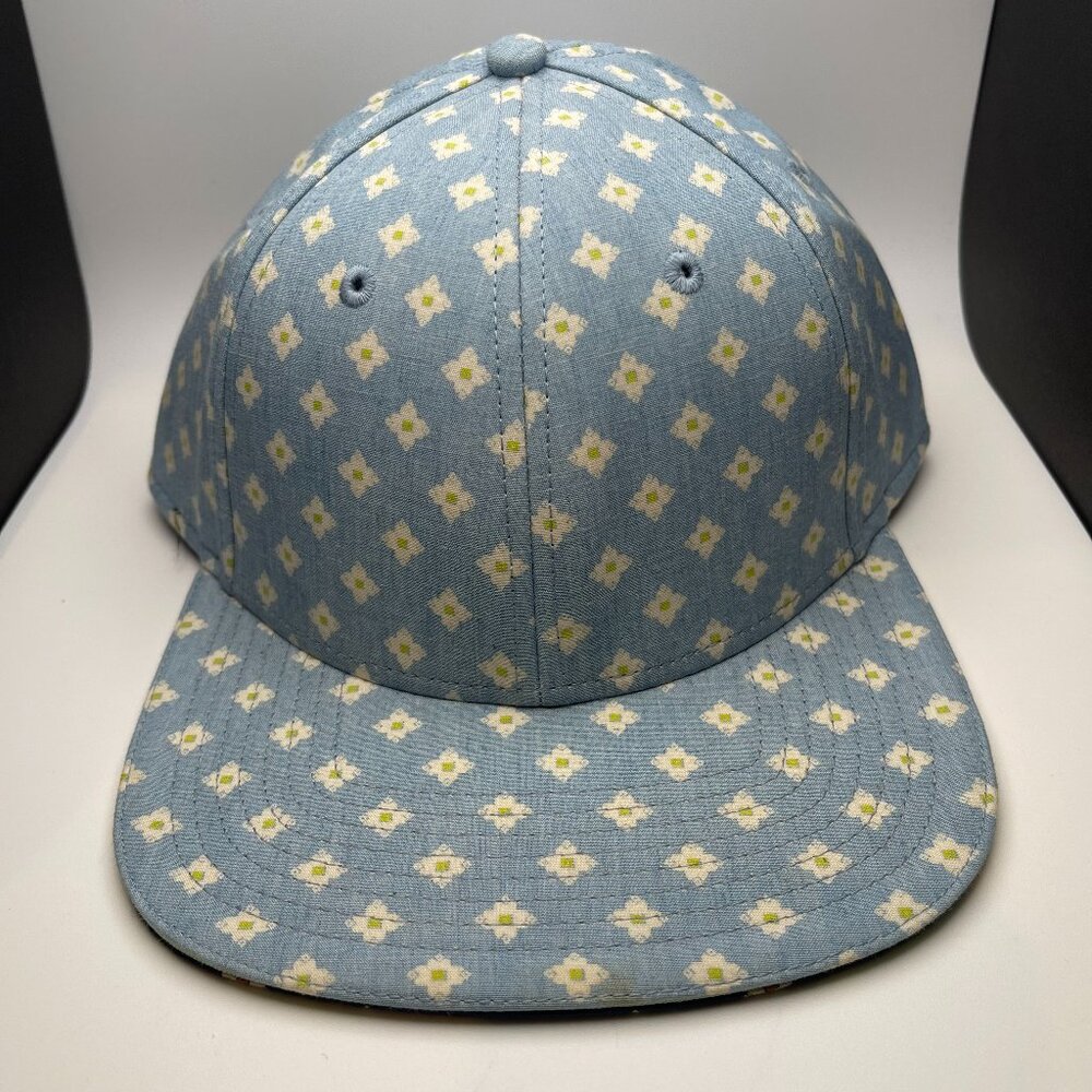 Marc Jacobs Light Blue Indigo Multi Cap w/ Adjustable Leather Strap - NWT